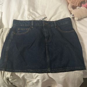 Motel Denim Indigo Skirt SIZE SMALL